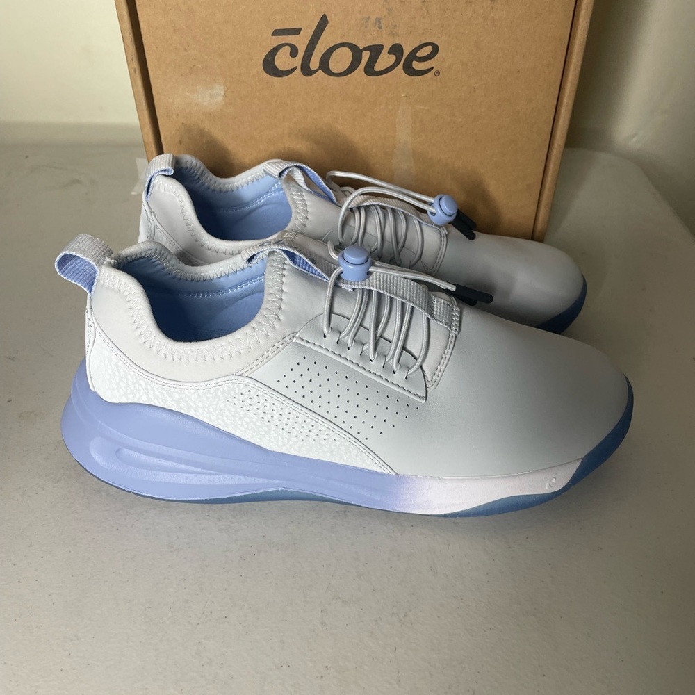 Clove Comfort Sneaker Nursing / Healthcare Shoes Gray Matter Blue Women's 7.5